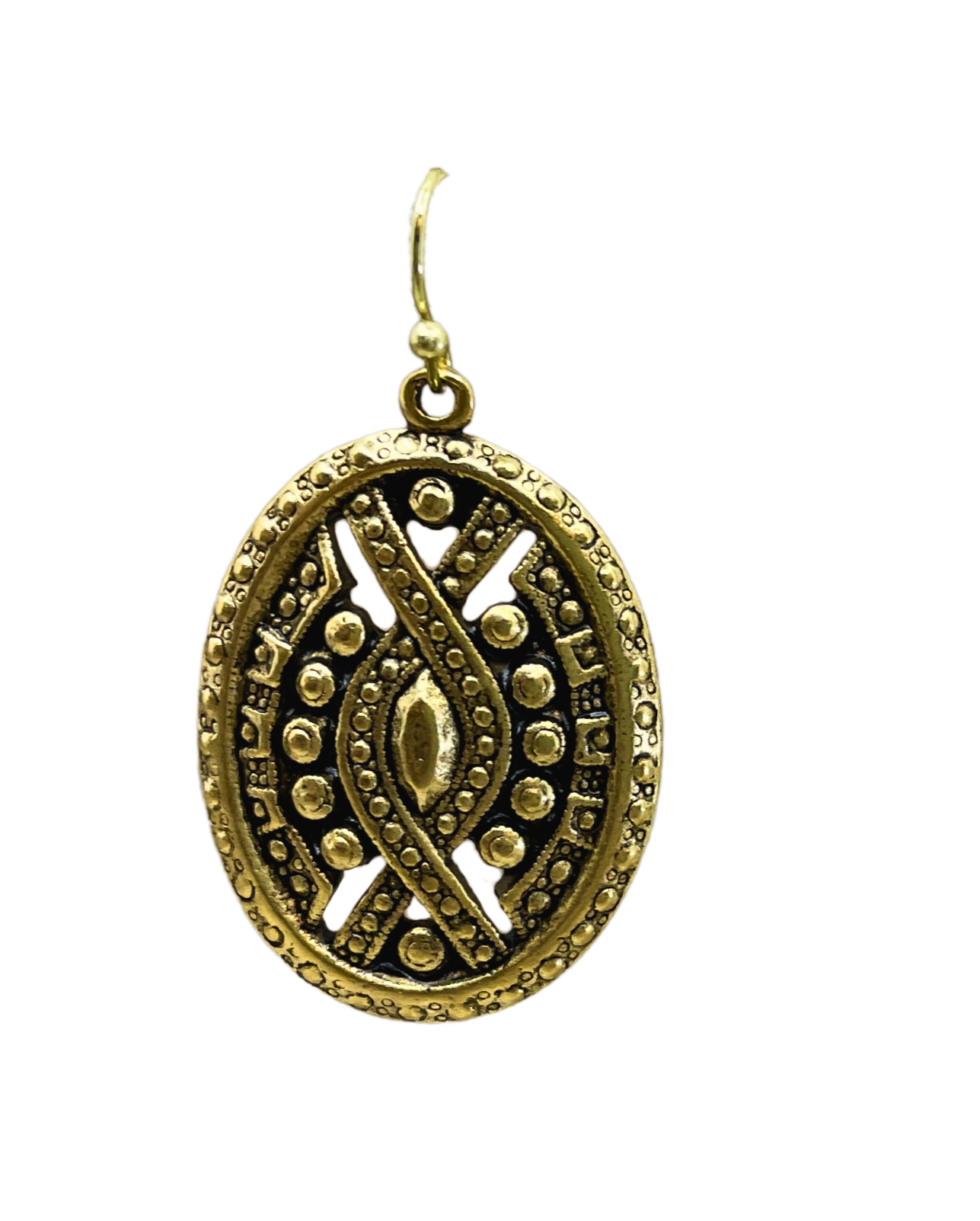 Gold Plated Vintage Reproduction Earrings