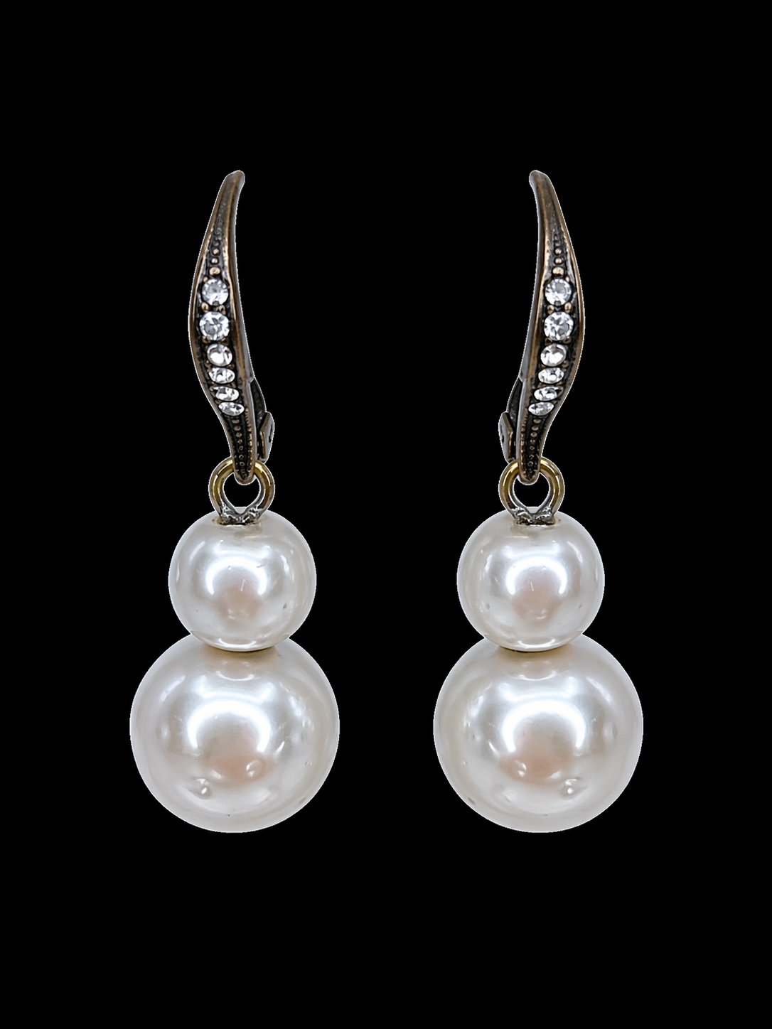 Vintage Haskell Faux Pearl Earrings