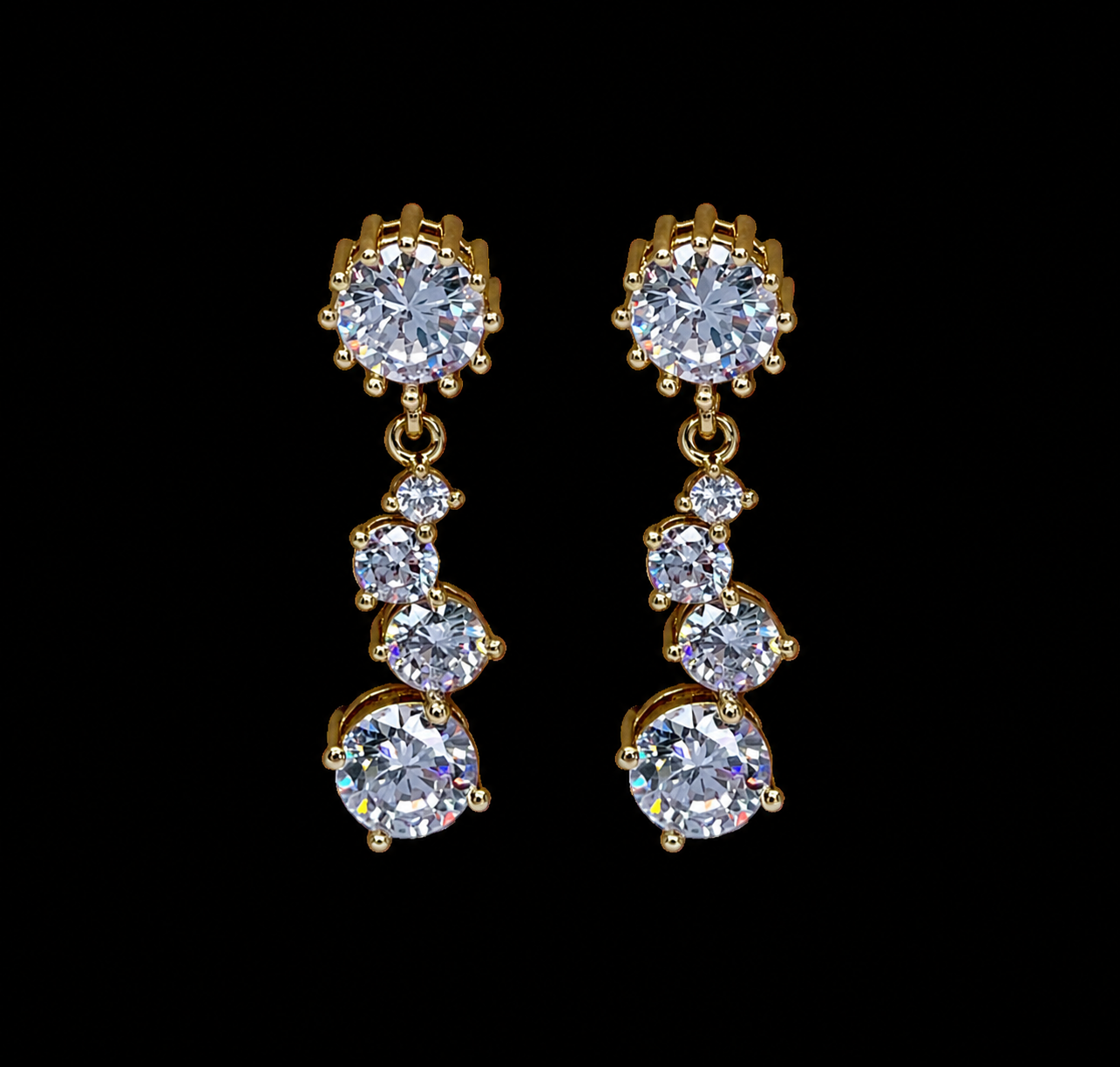 CZ Dangle Earrings