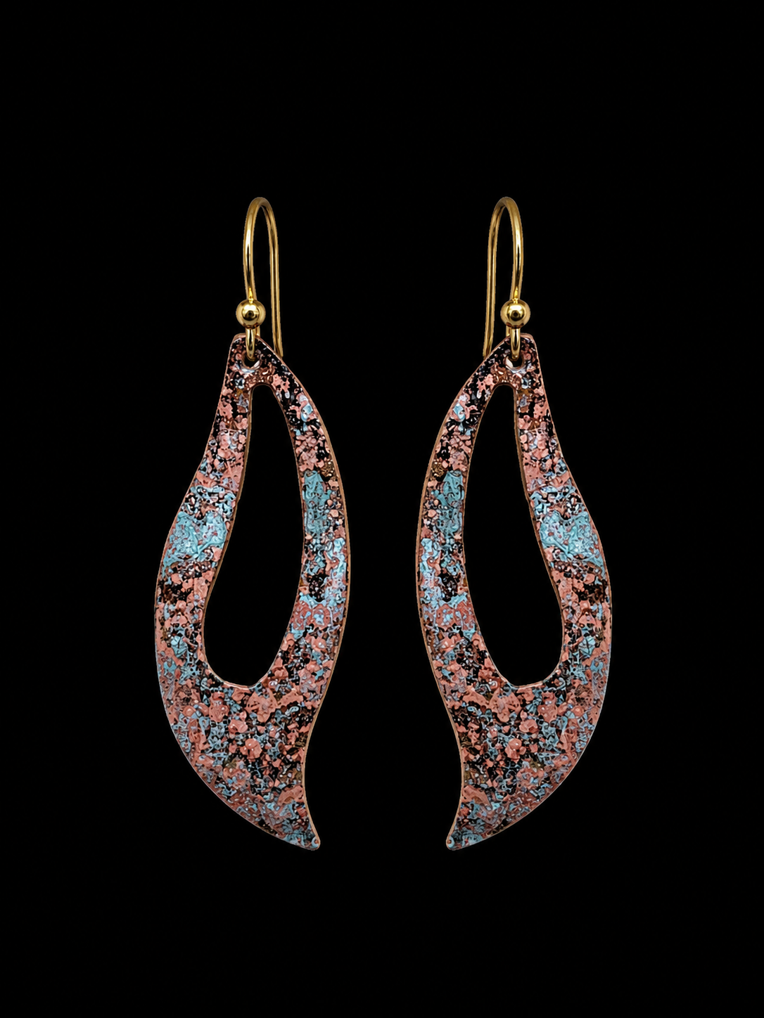 Patina Wavy Earrings