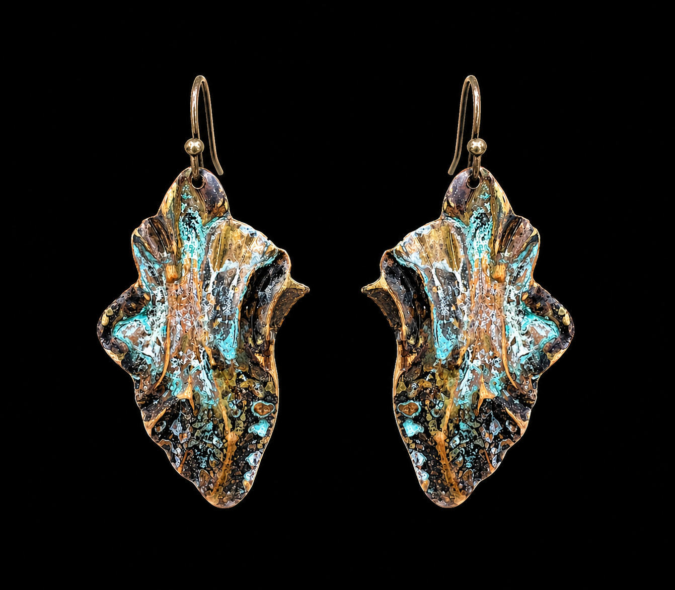 Patina Wave Earrings