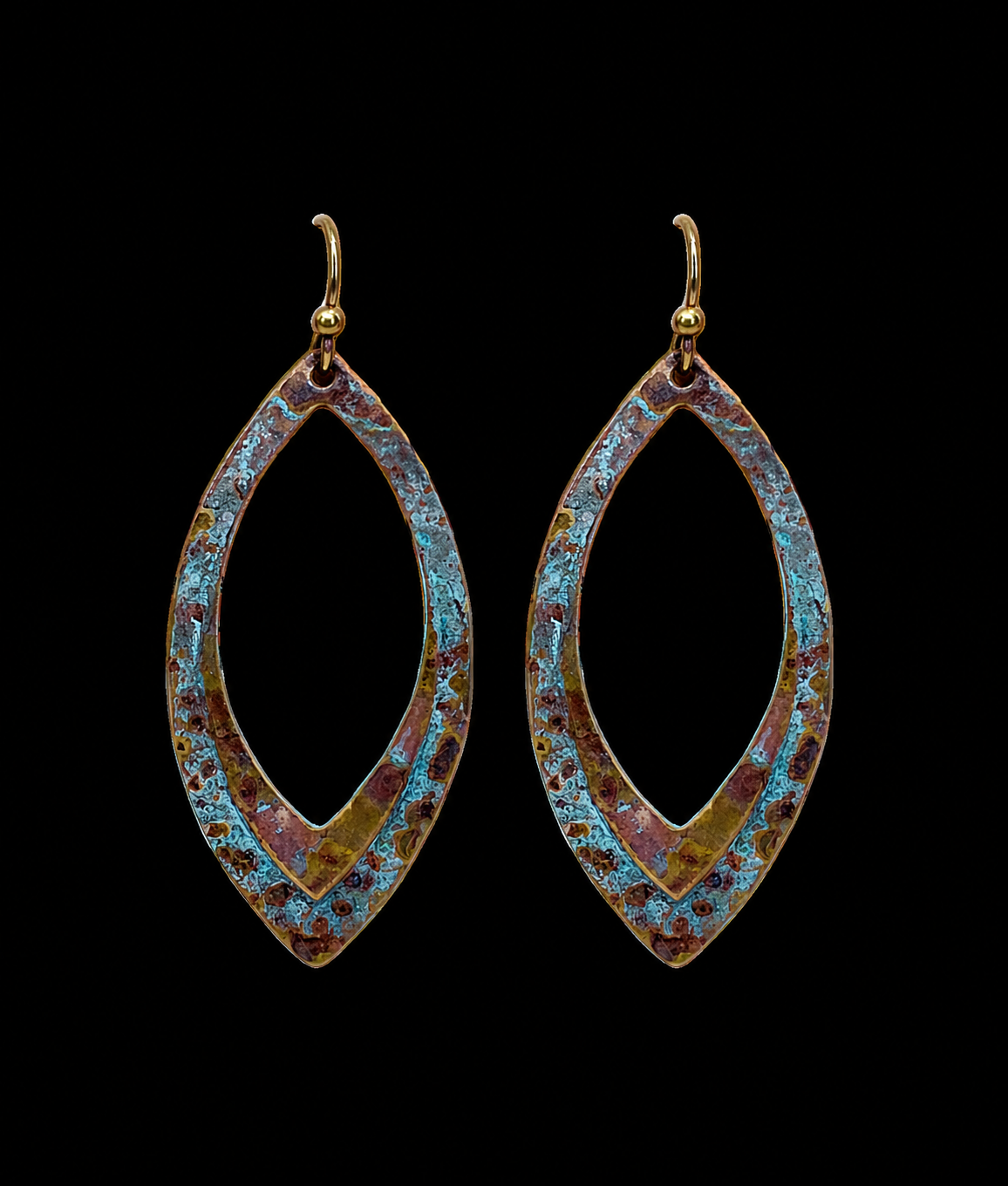 Patina Open Center Earrings