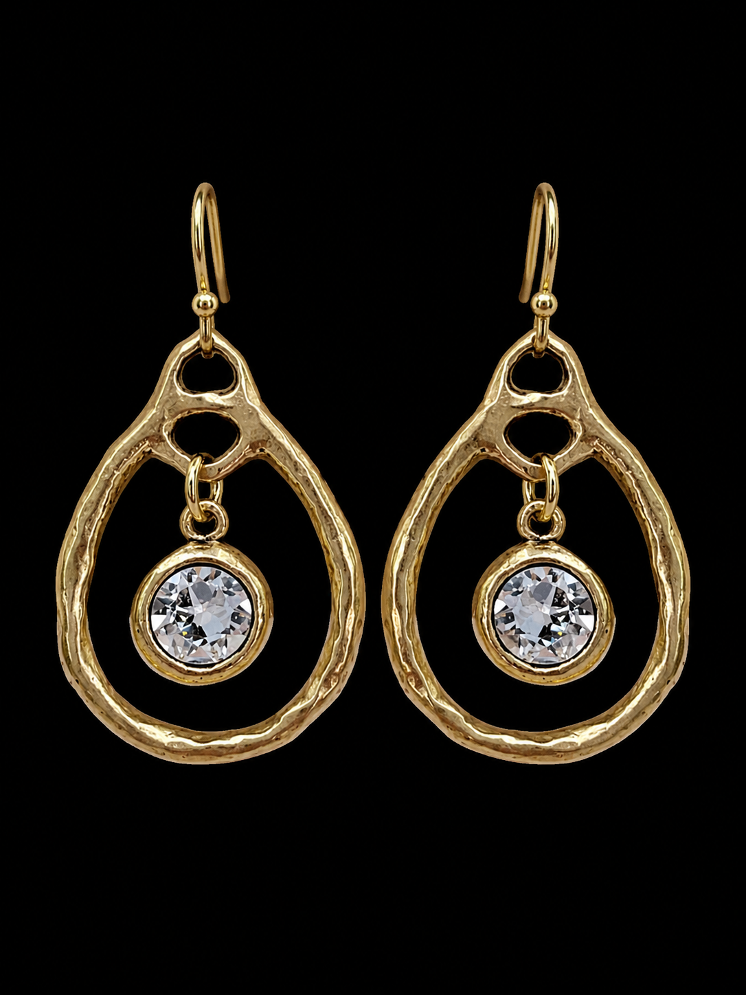 Swarovski Crystal Teardrop Earrings