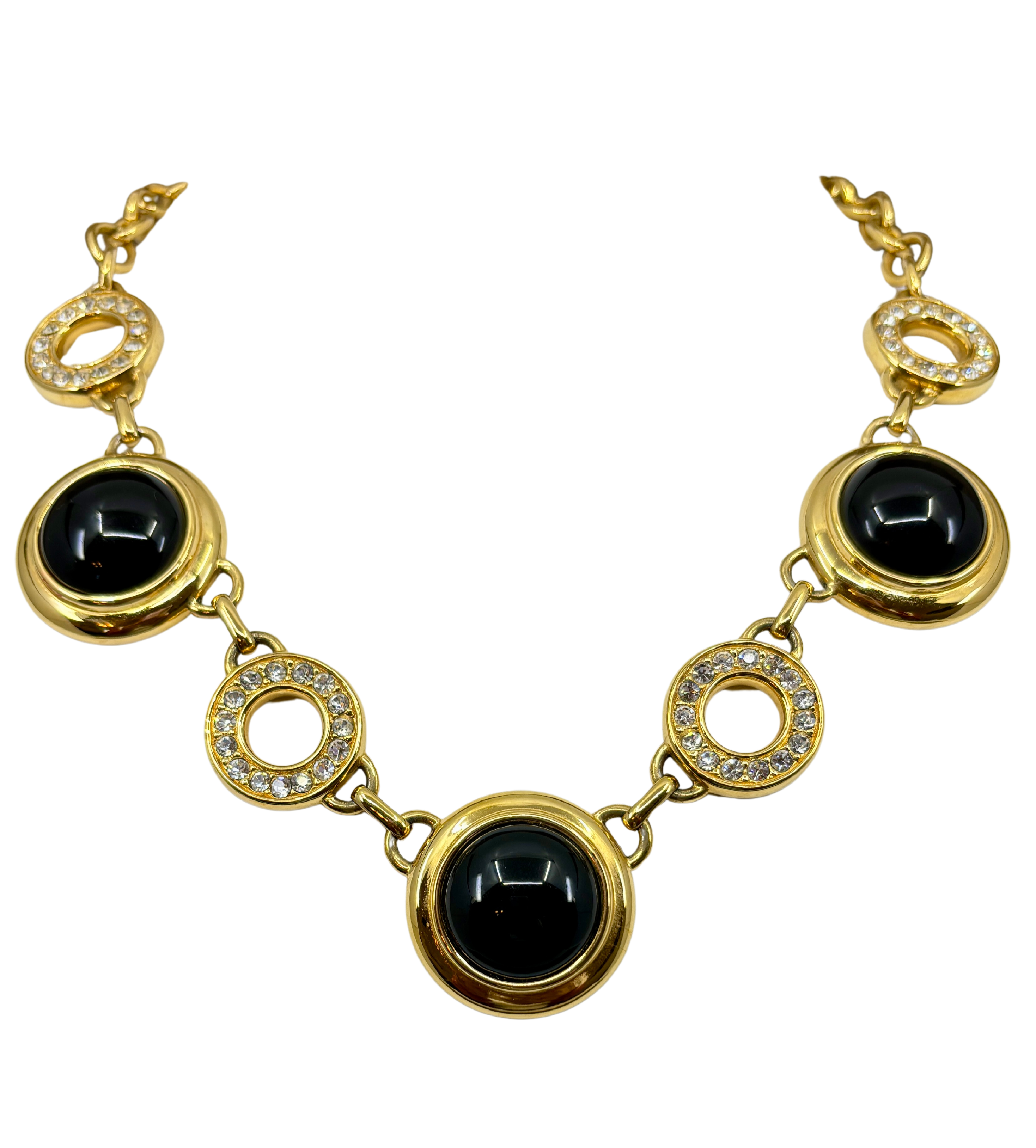 Vintage Monet Circle Necklace