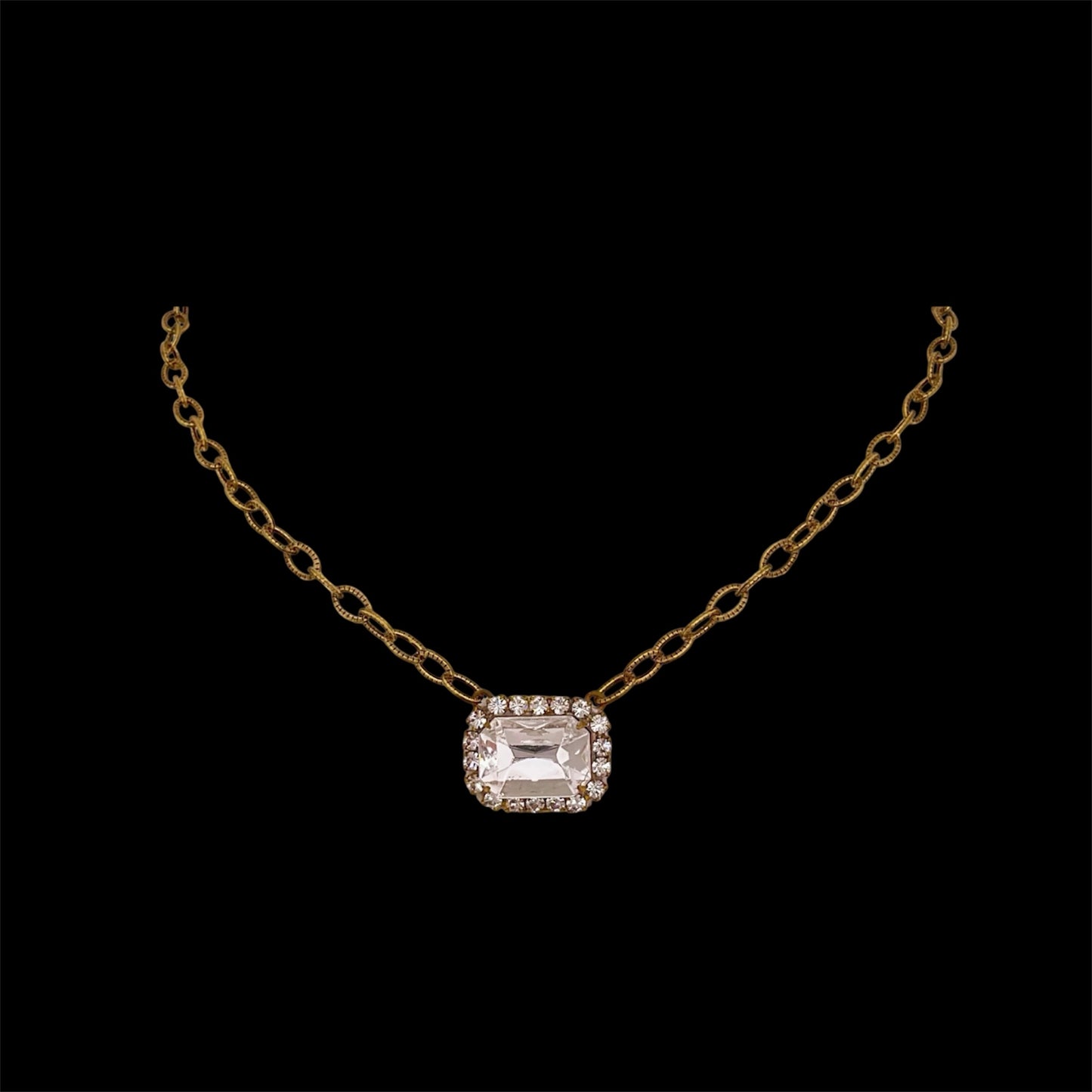 Vintage Chain With Vintage Crystal