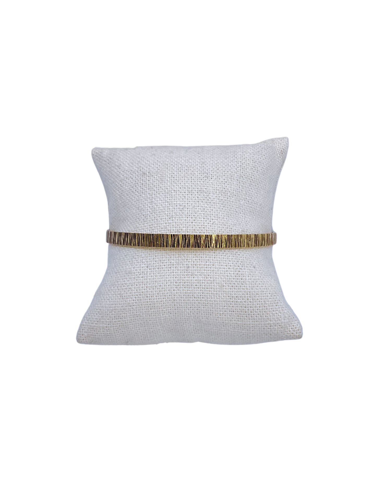 Reproduction Gold Plated Engraved Bracelet