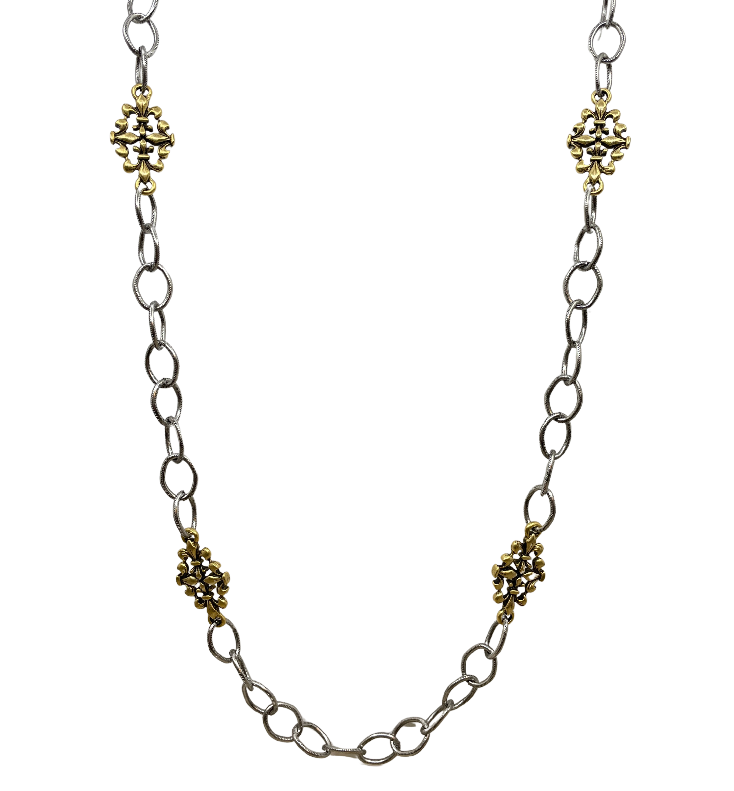 Mixed Metal Sterling & Gold Plated 36