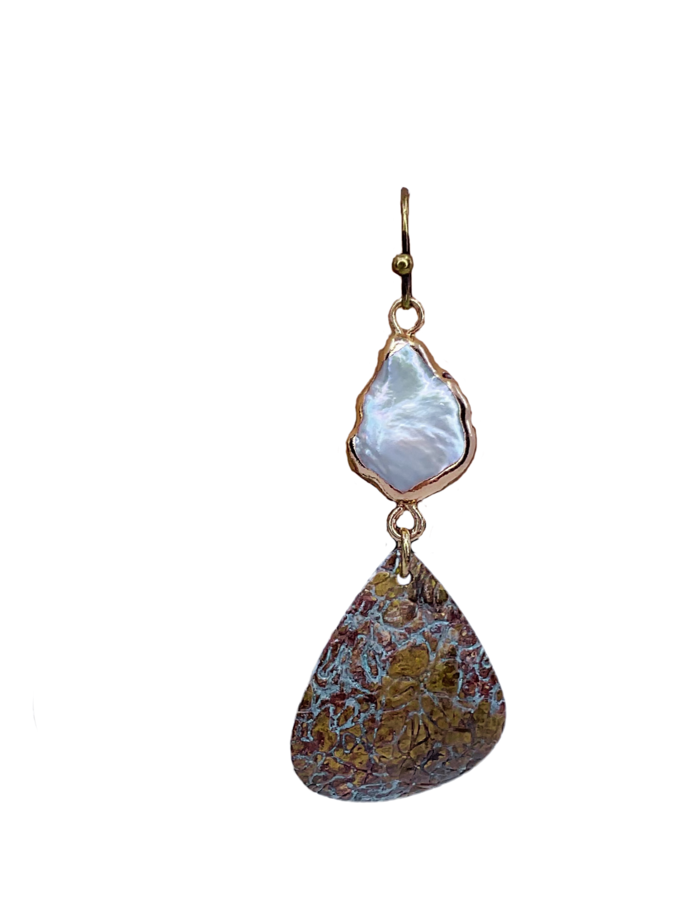 Pearl Patina Earrings