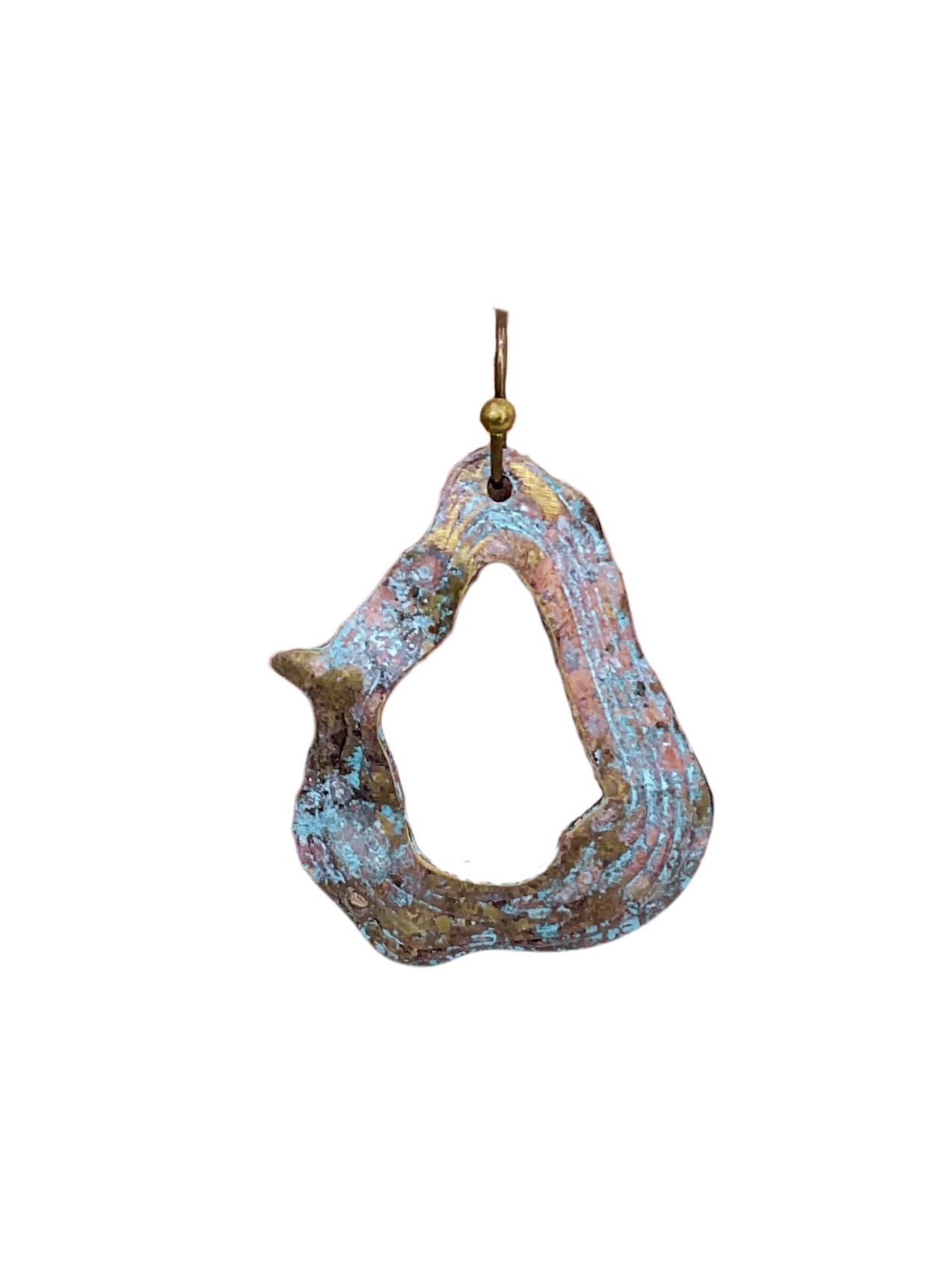 Wavy Patina Earrings