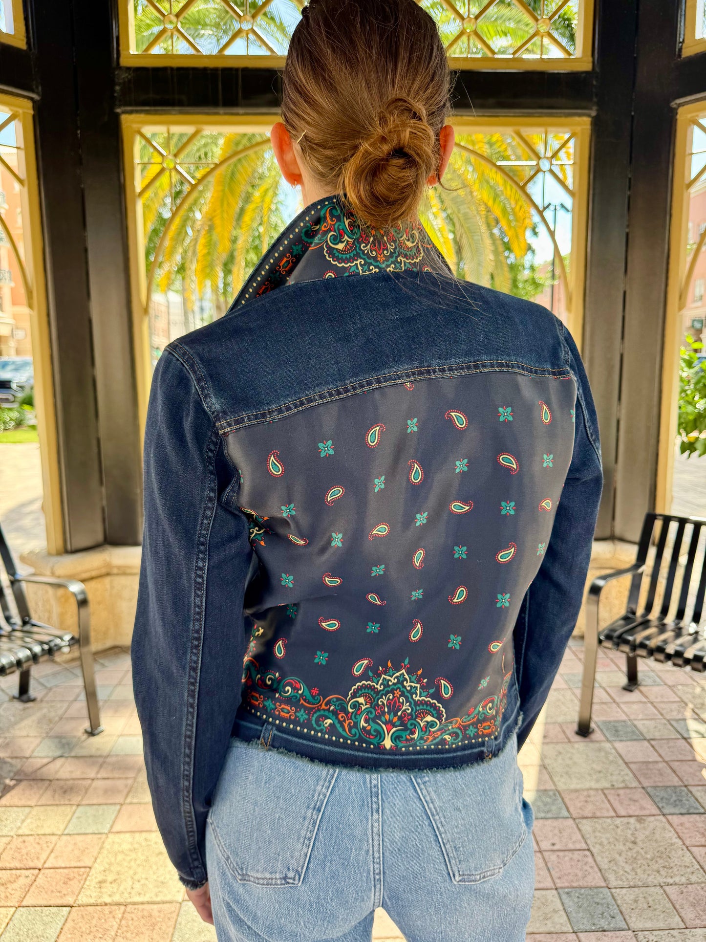 The Dark Denim Jacket / A Little Western