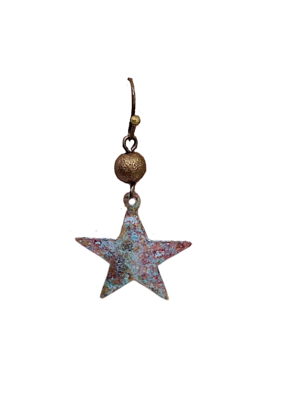Patina Star Earrings