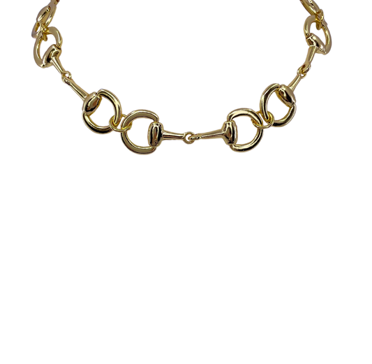 Vintage All Around Horse Bit Necklace