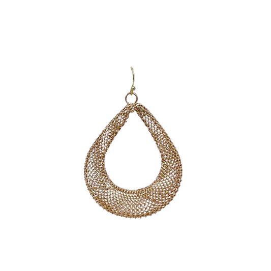 Vintage Mesh Teardrop Earrings