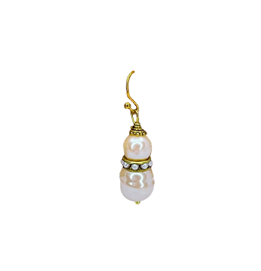 Vintage Faux Pearl Earrings
