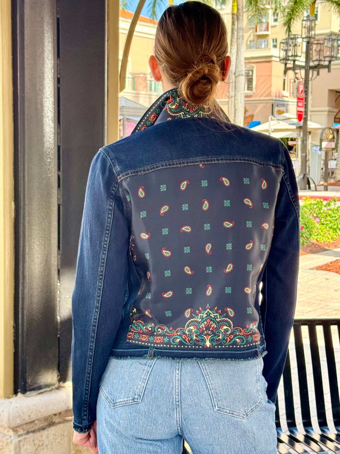 The Dark Denim Jacket / A Little Western