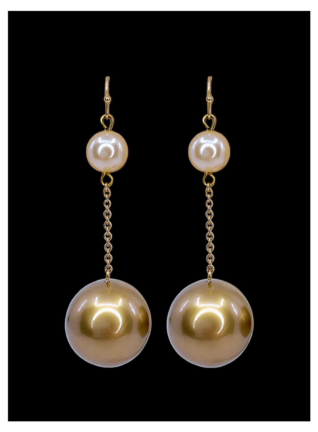 Vintage Ball Drop Earrings