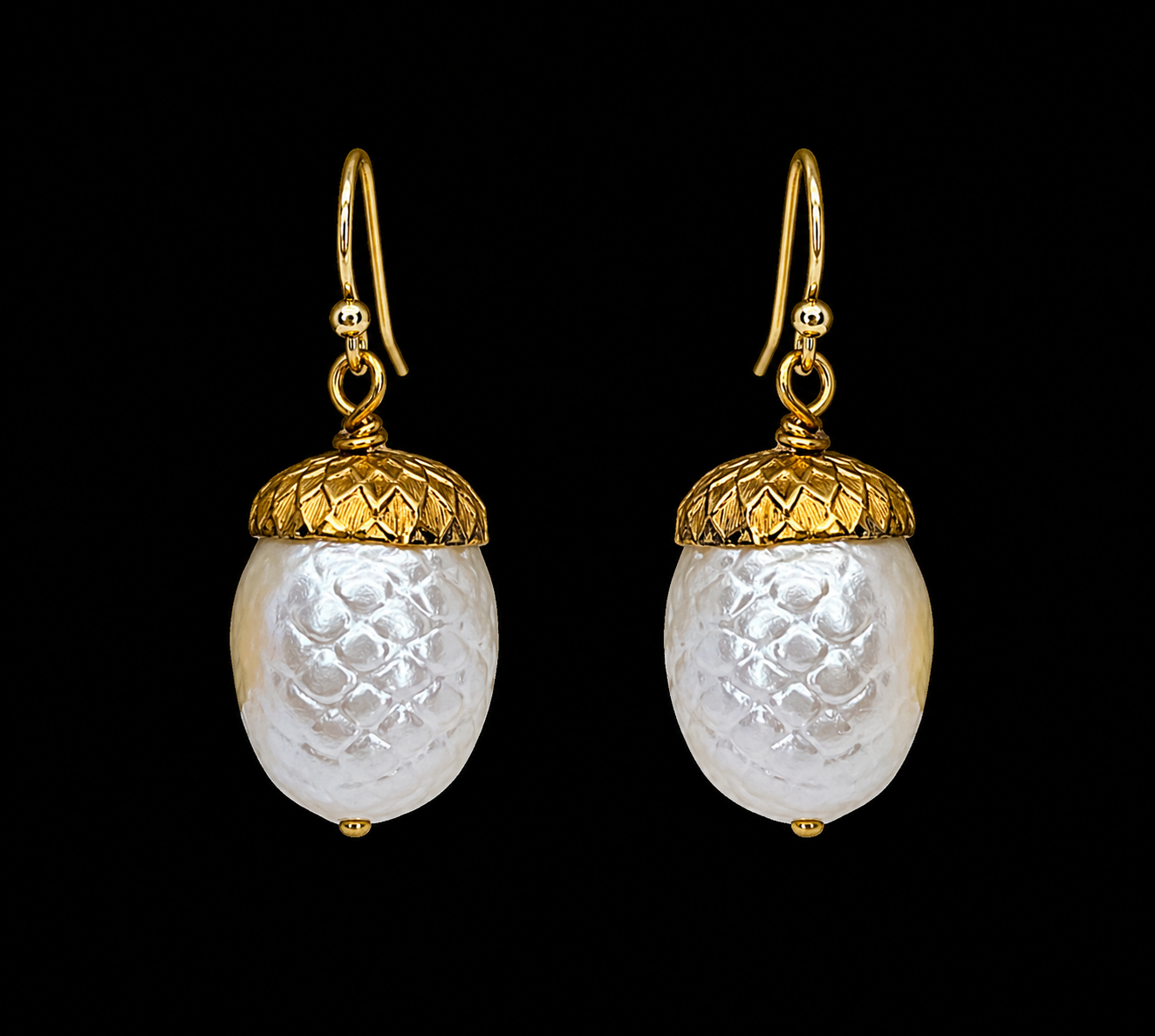 Vintage Acorn Earrings