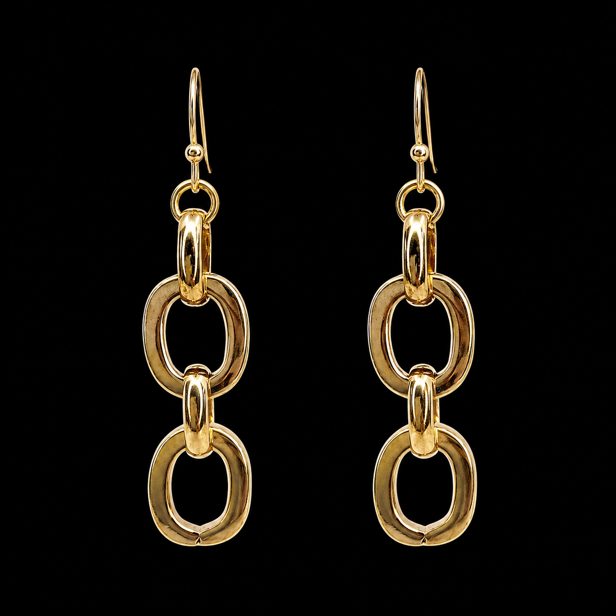 Vintage Chain Link Earrings