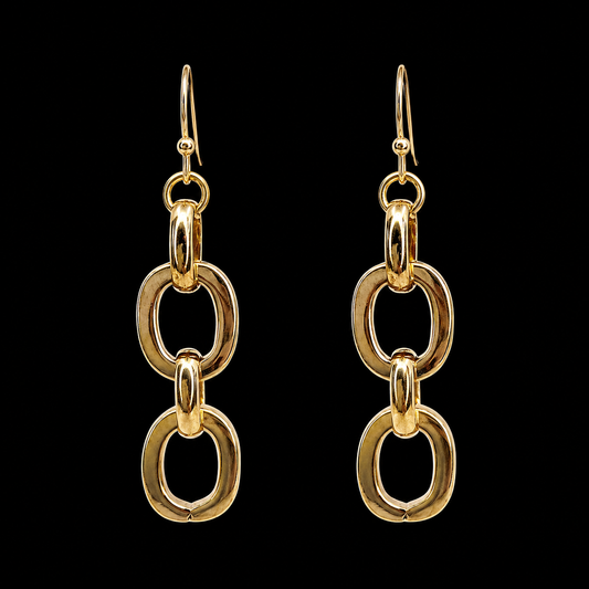 Vintage Chain Link Earrings