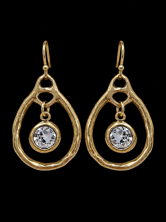 Swarovski Crystal Teardrop Earrings