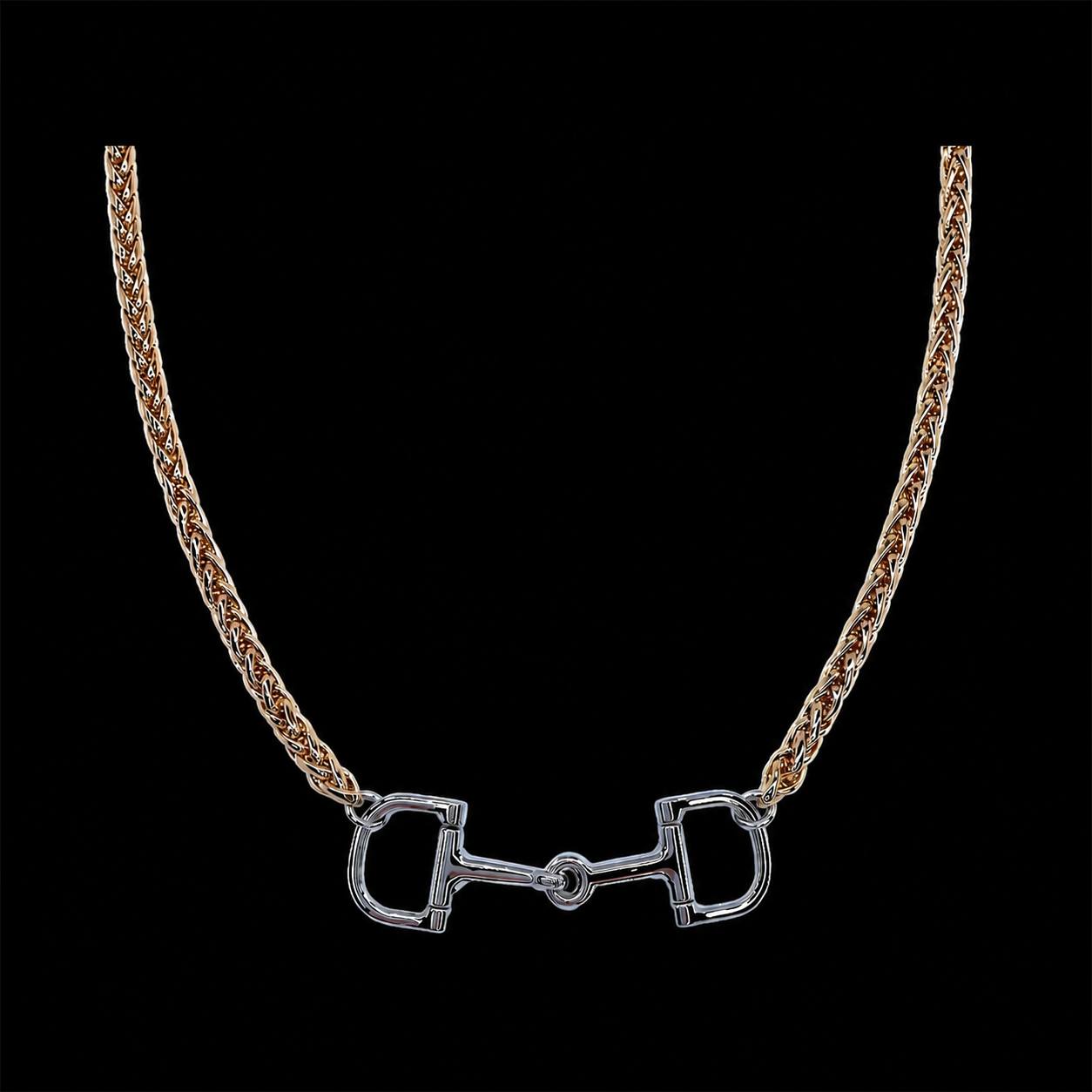 Vintage Chain with Vintage Horse-Bit