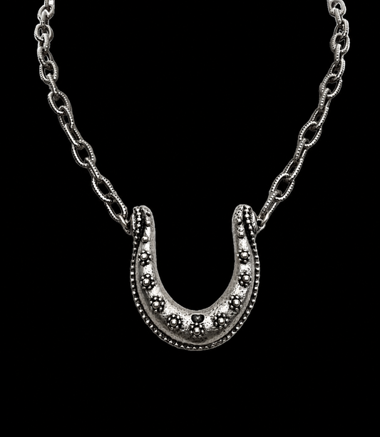Vintage sterling Plated Reproduction Chain and belt buckle