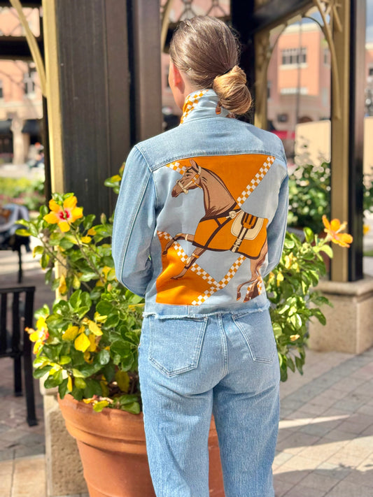 The Light Denim Jacket / Silk & Saddle