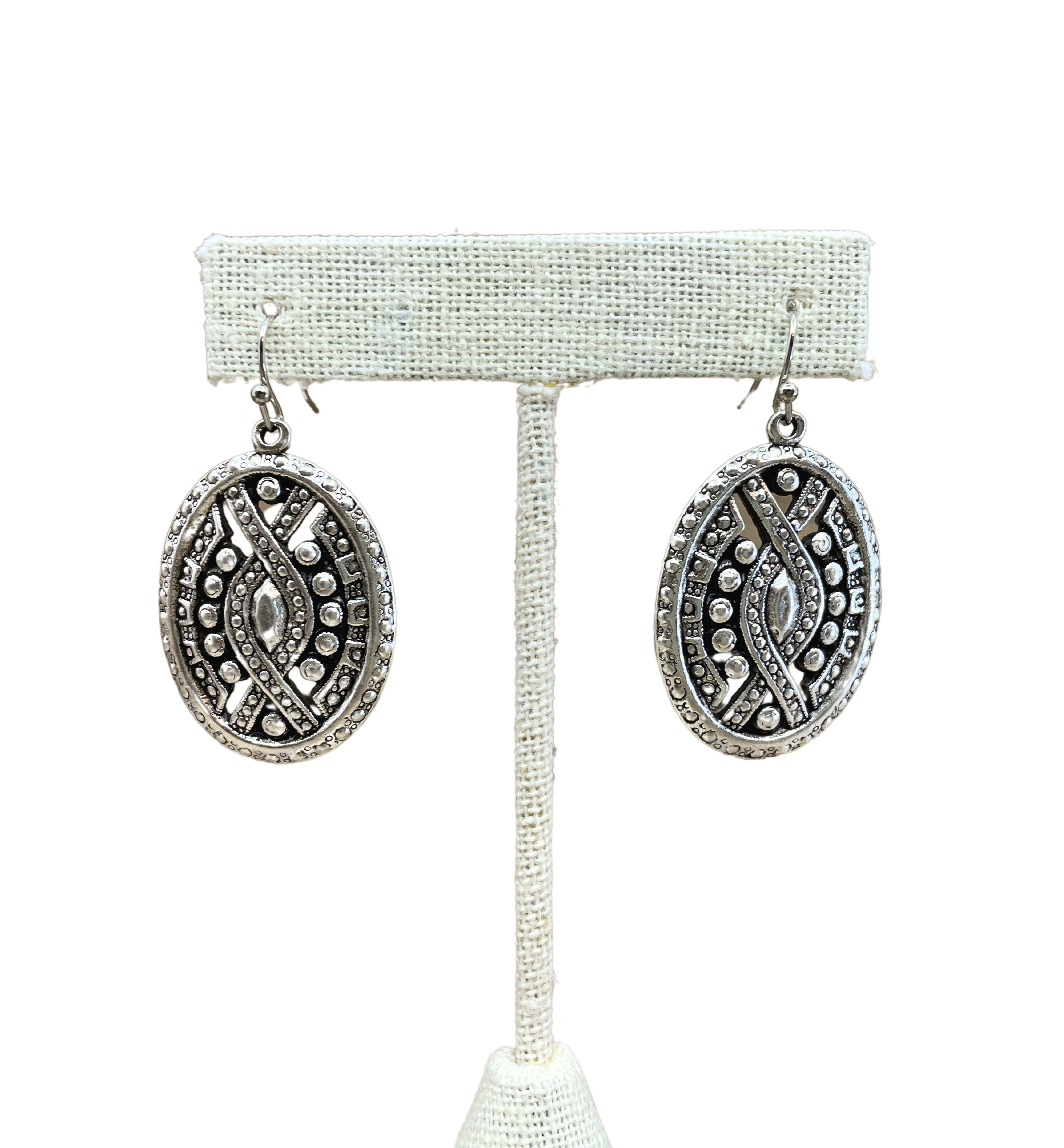 Sterling Plated Vintage Reproduction Earrings