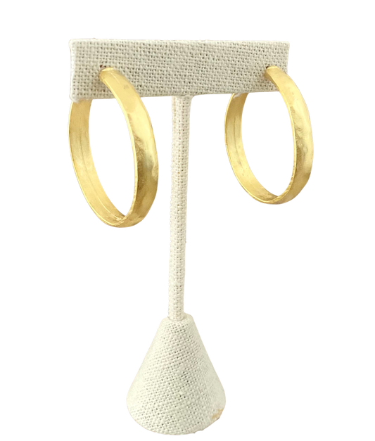 Gold Plated Vintage Reproduction Hoops