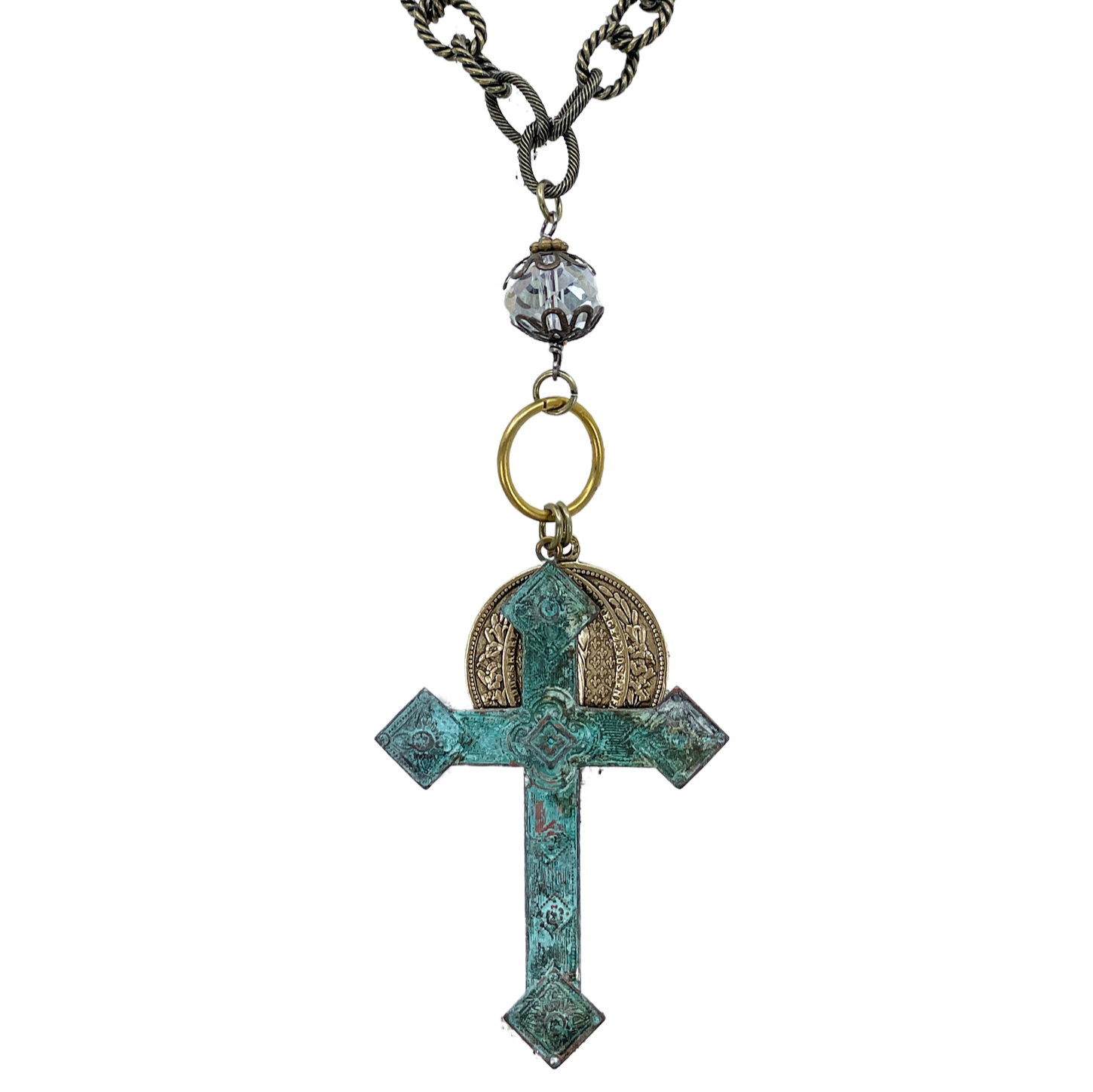 Vintage Turquoise Cross & Charm Necklaces