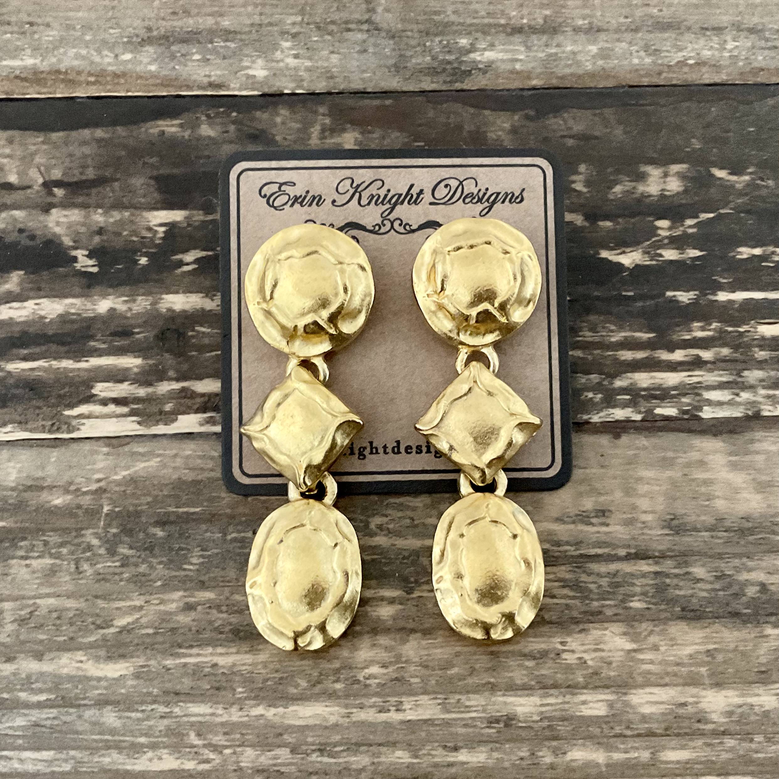 Vintage Gold Earrings