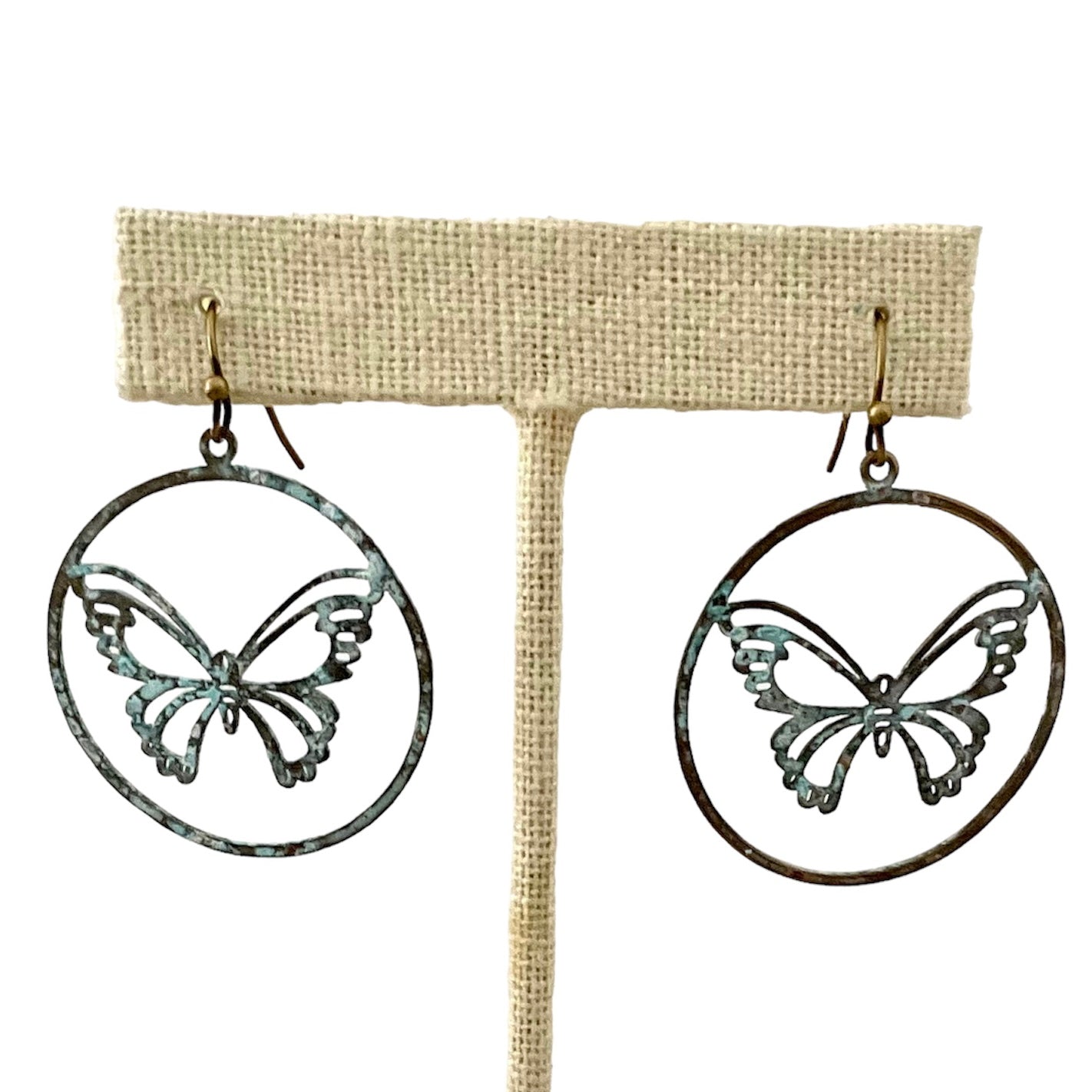 Patina Butterfly Earrings