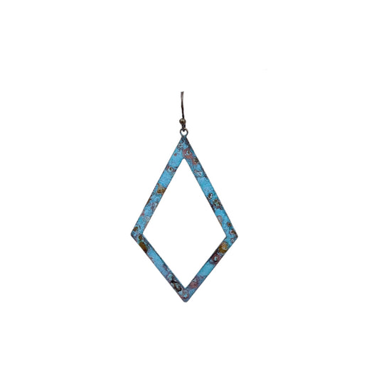 Patina Diamond Shape Earrings