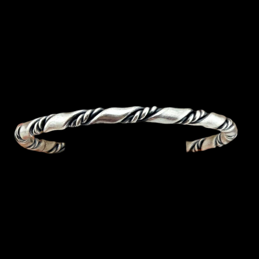 Vintage Reproduction Sterling Twist Bracelet