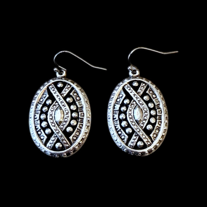 Sterling Plated Vintage Reproduction Earrings