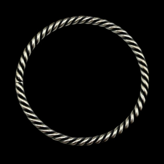 Small Vintage Sterling Plated Reproduction Twist Bracelet