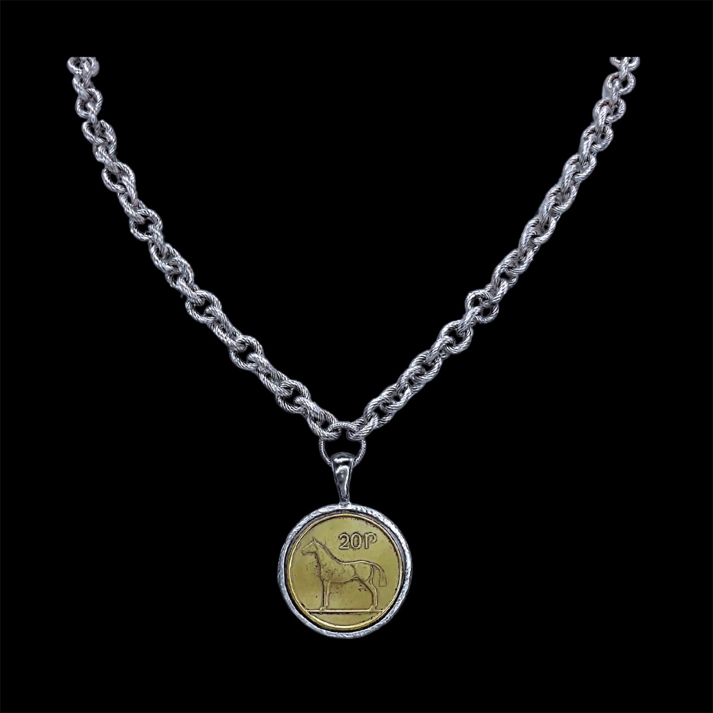 Vintage Irish Horse Coin
