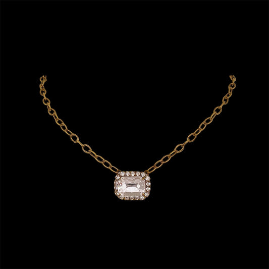 Vintage Chain With Vintage Crystal