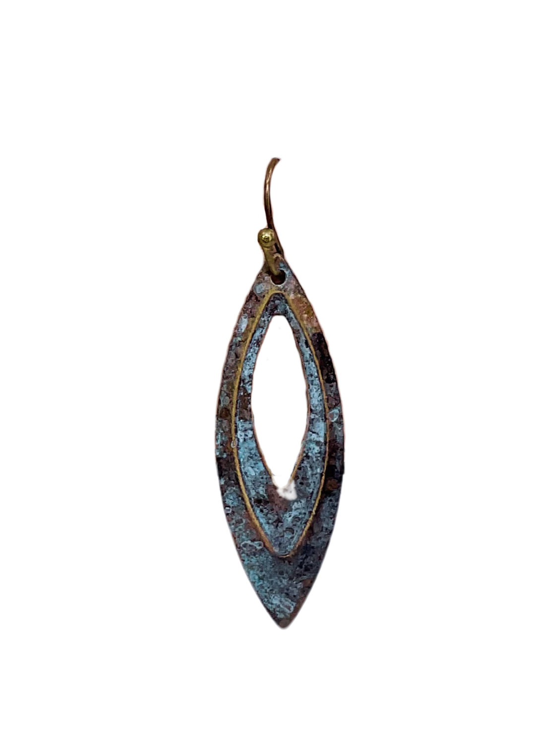 Patina Open Drop Earrings