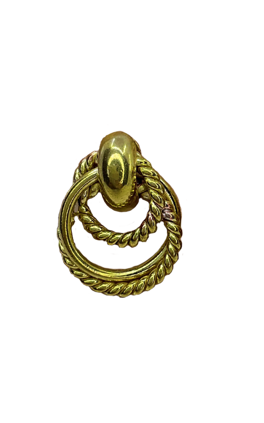 Vintage Circle Rope Earrings