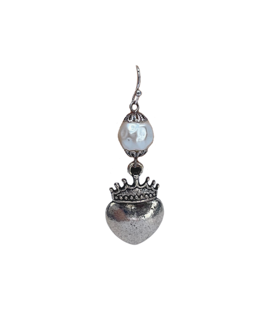 Heart Crown Earrings