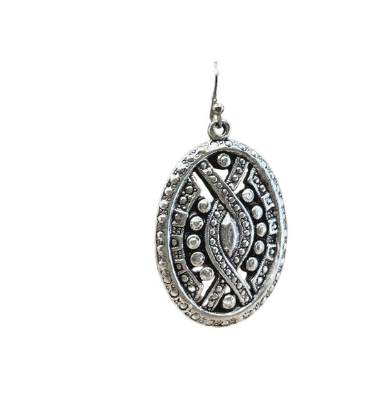 Sterling Plated Vintage Reproduction Earrings