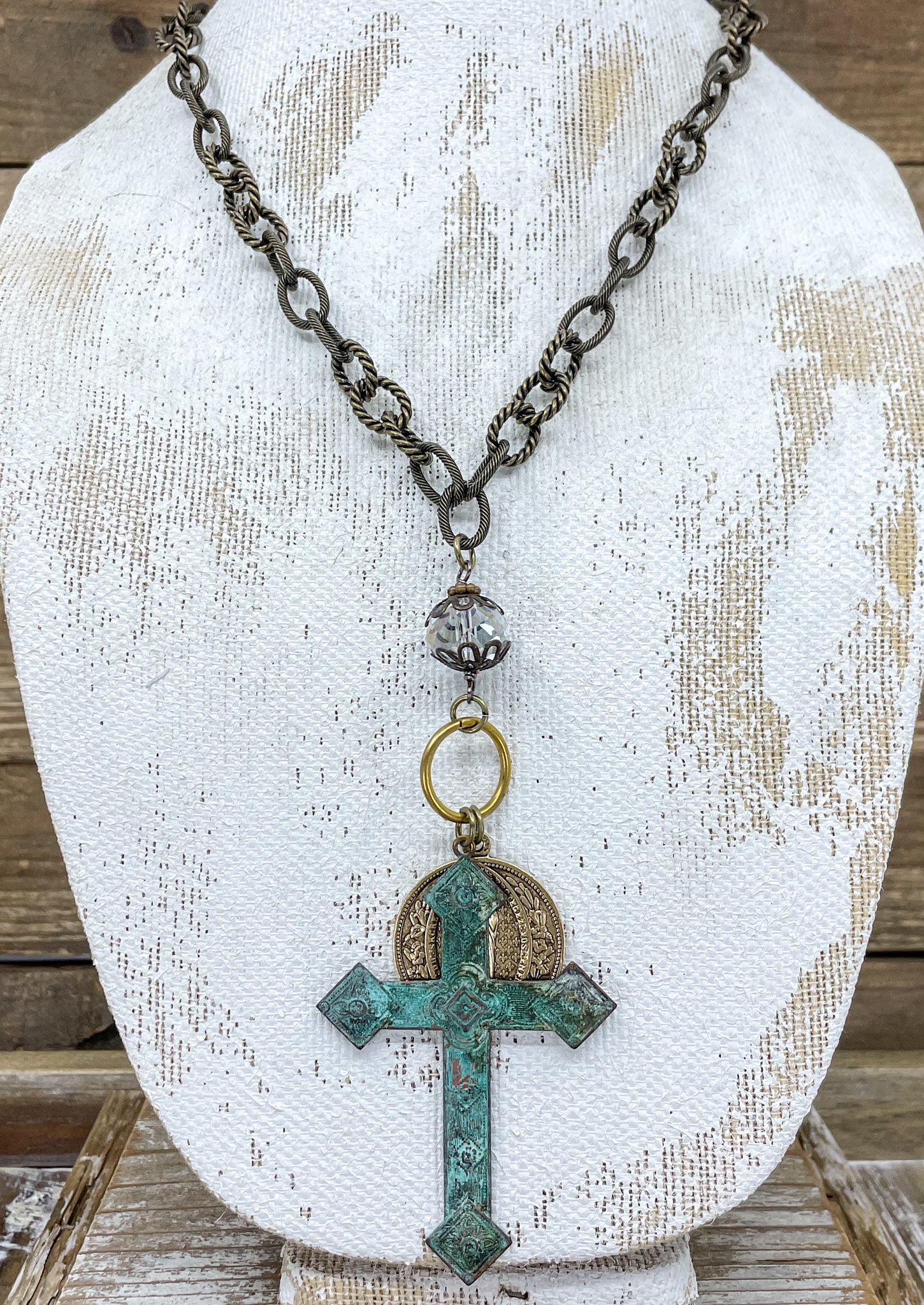 Vintage Turquoise Cross & Charm Necklaces