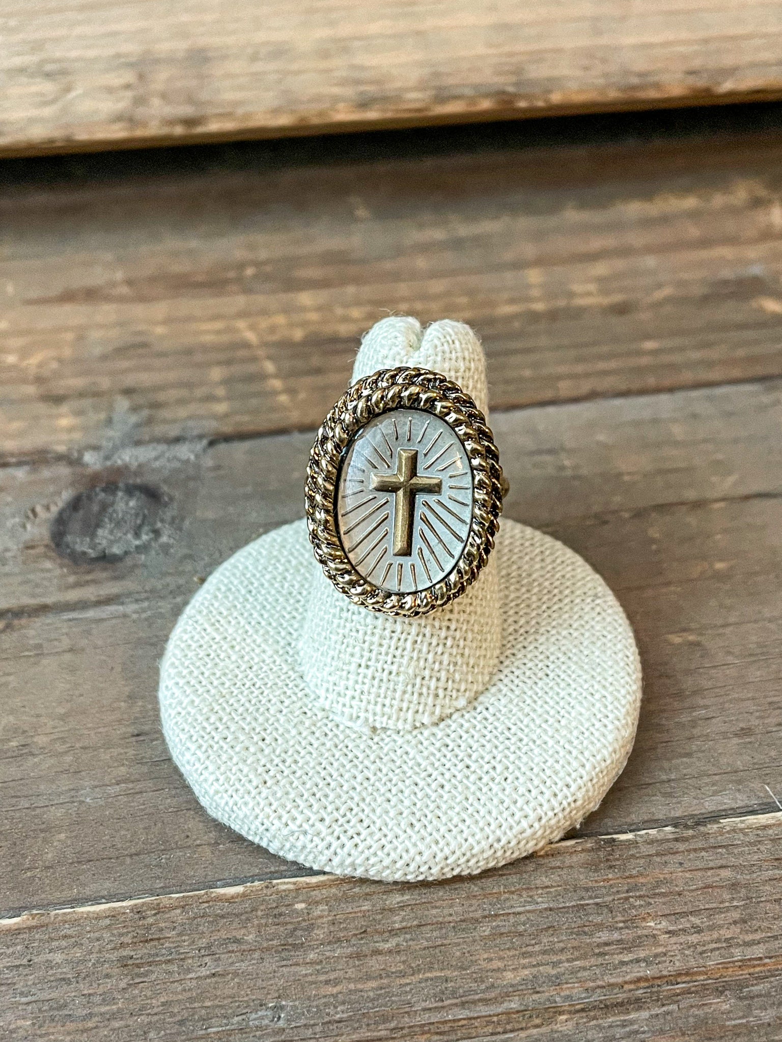 Vintage Cross Ring